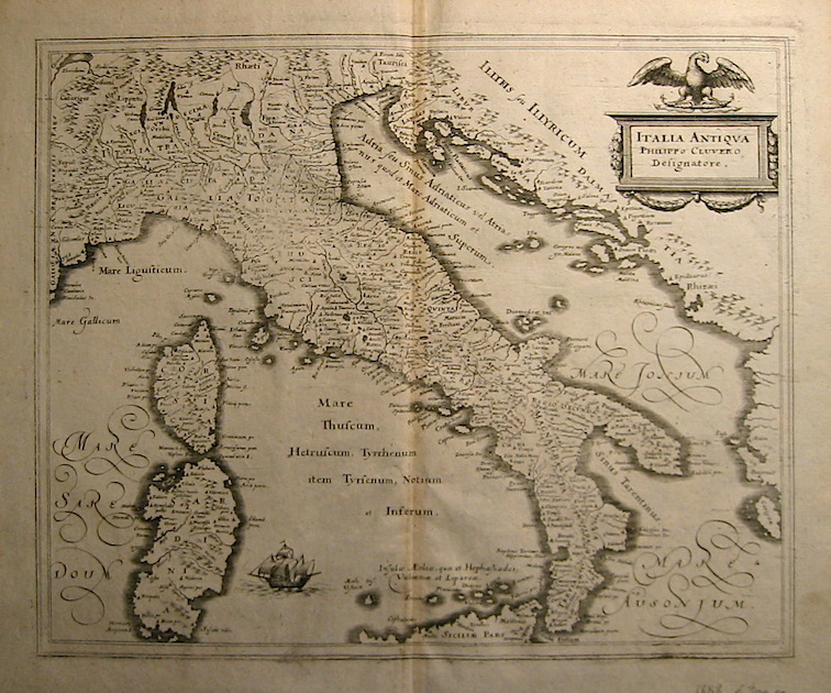 Merian Matthà¤us (1593-1650) Italia antiqua Philippo Cluvero Designatore 1688 Francoforte